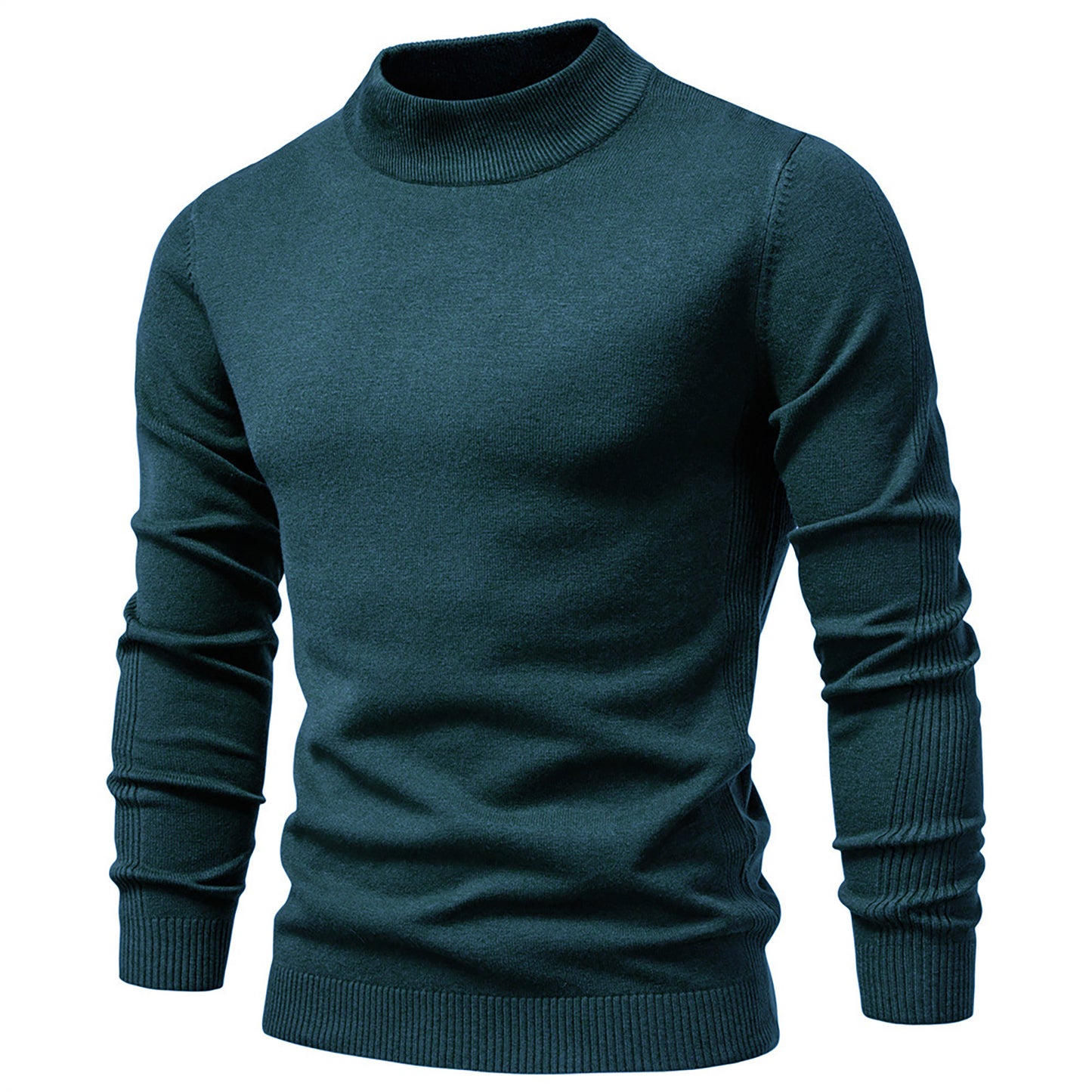 Men’s Mockneck Fall Pullover Sweater