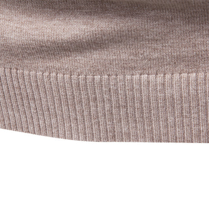 Men’s Mockneck Fall Pullover Sweater