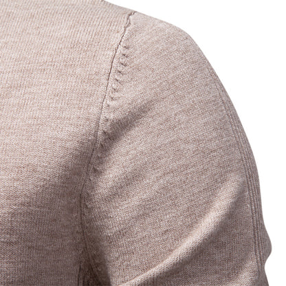 Men’s Mockneck Fall Pullover Sweater