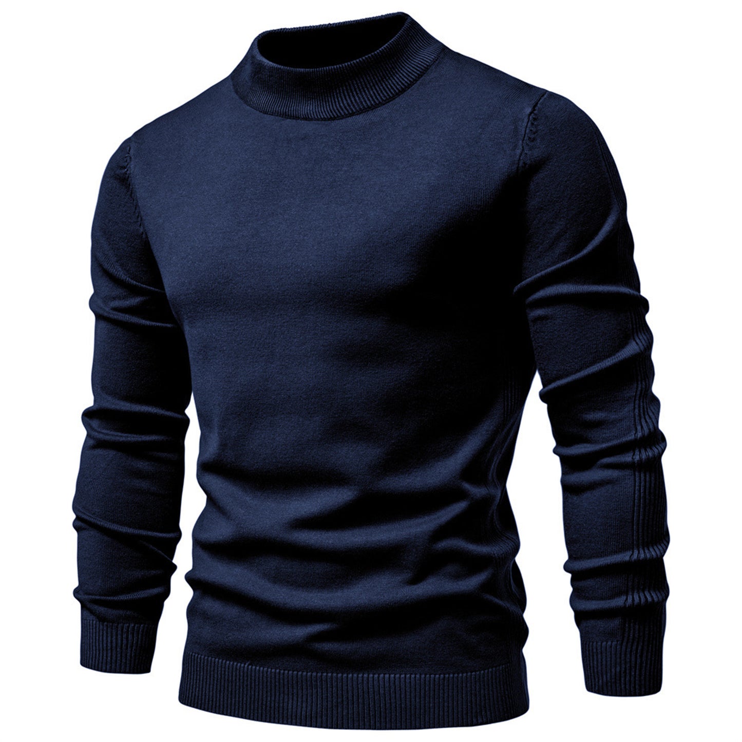 Men’s Mockneck Fall Pullover Sweater