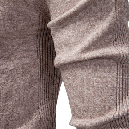 Men’s Mockneck Fall Pullover Sweater