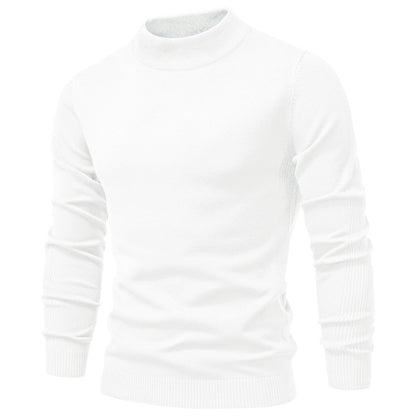 Men’s Mockneck Fall Pullover Sweater
