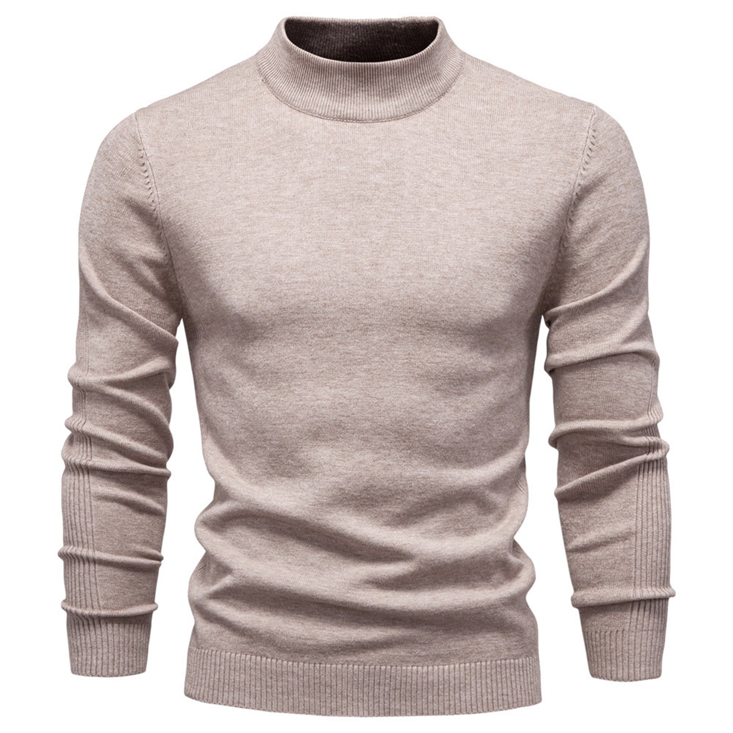 Men’s Mockneck Fall Pullover Sweater