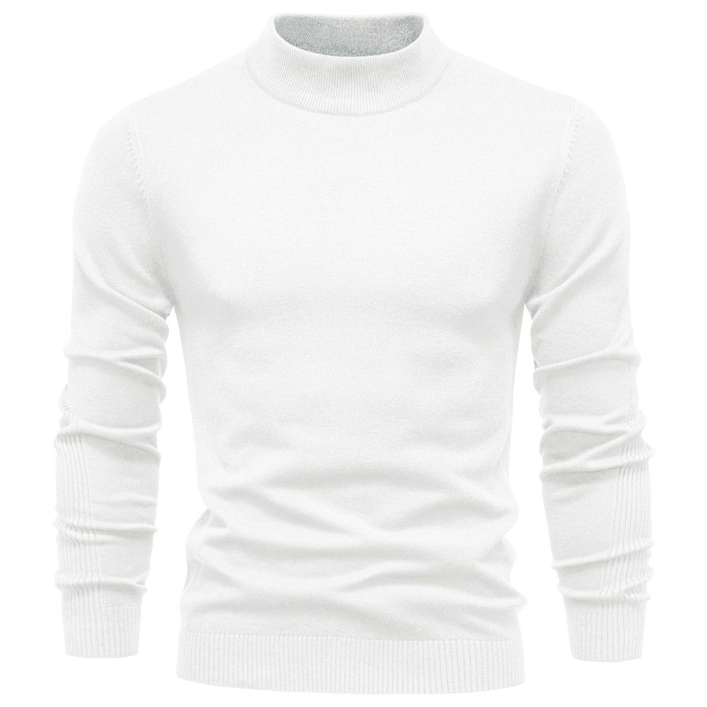 Men’s Mockneck Fall Pullover Sweater