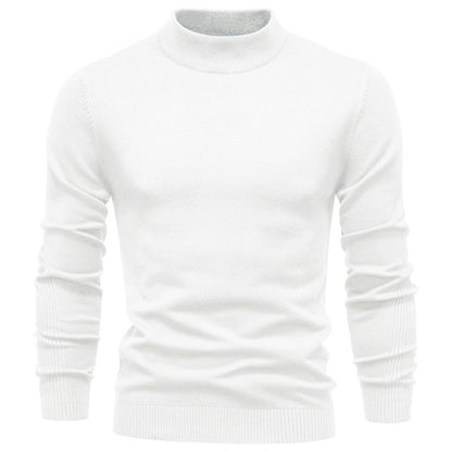 Men’s Mockneck Fall Pullover Sweater