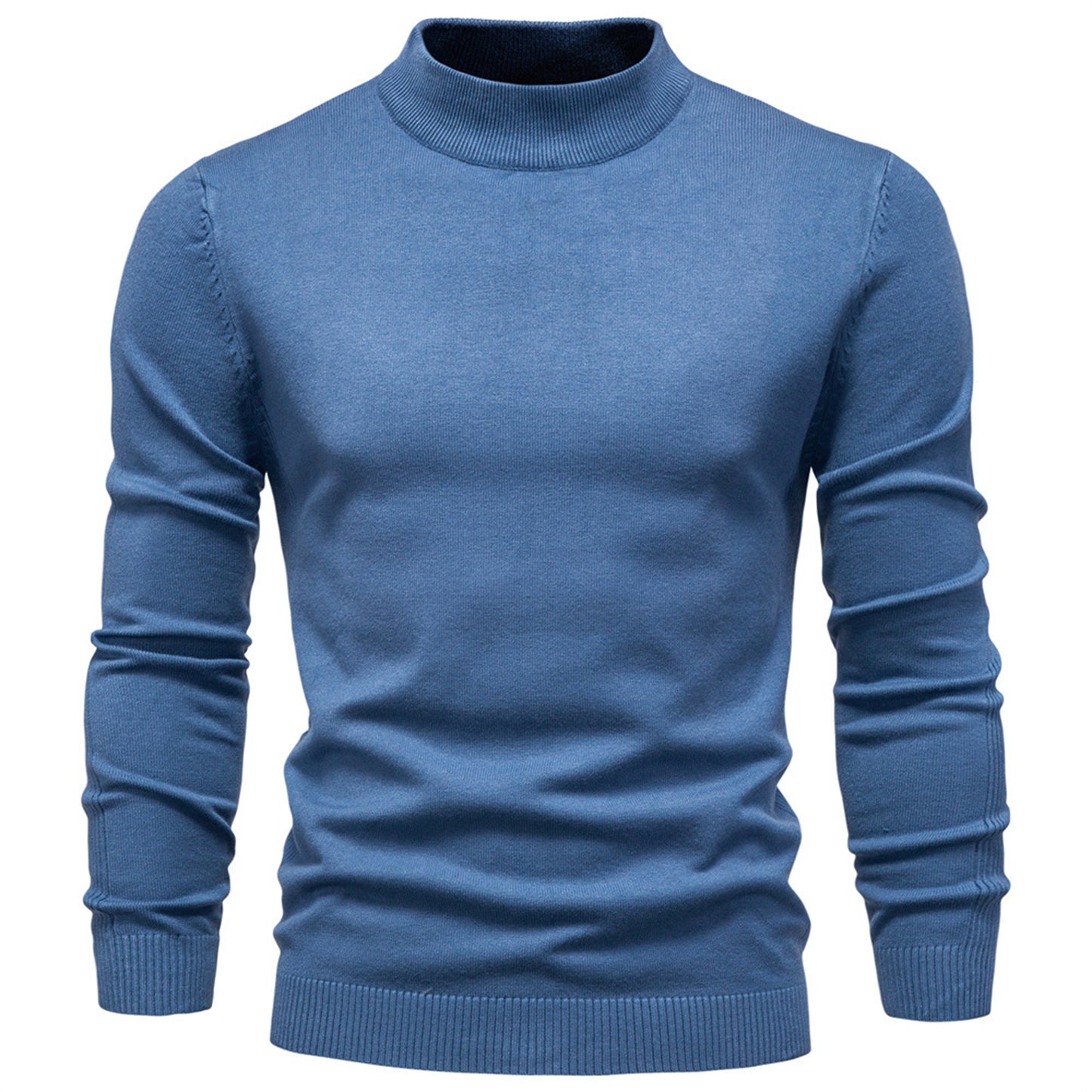 Men’s Mockneck Fall Pullover Sweater