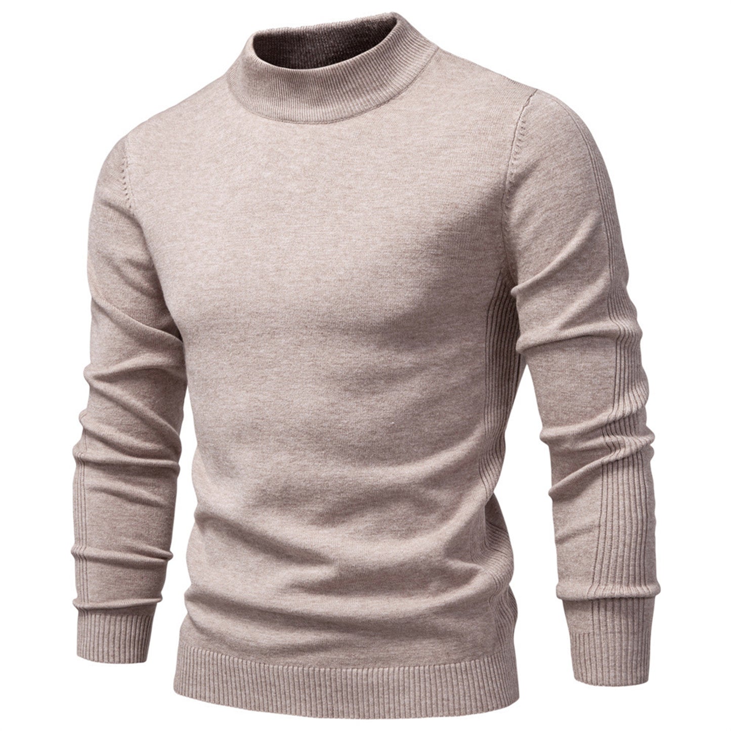Men’s Mockneck Fall Pullover Sweater
