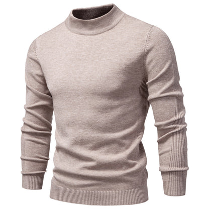 Men’s Mockneck Fall Pullover Sweater
